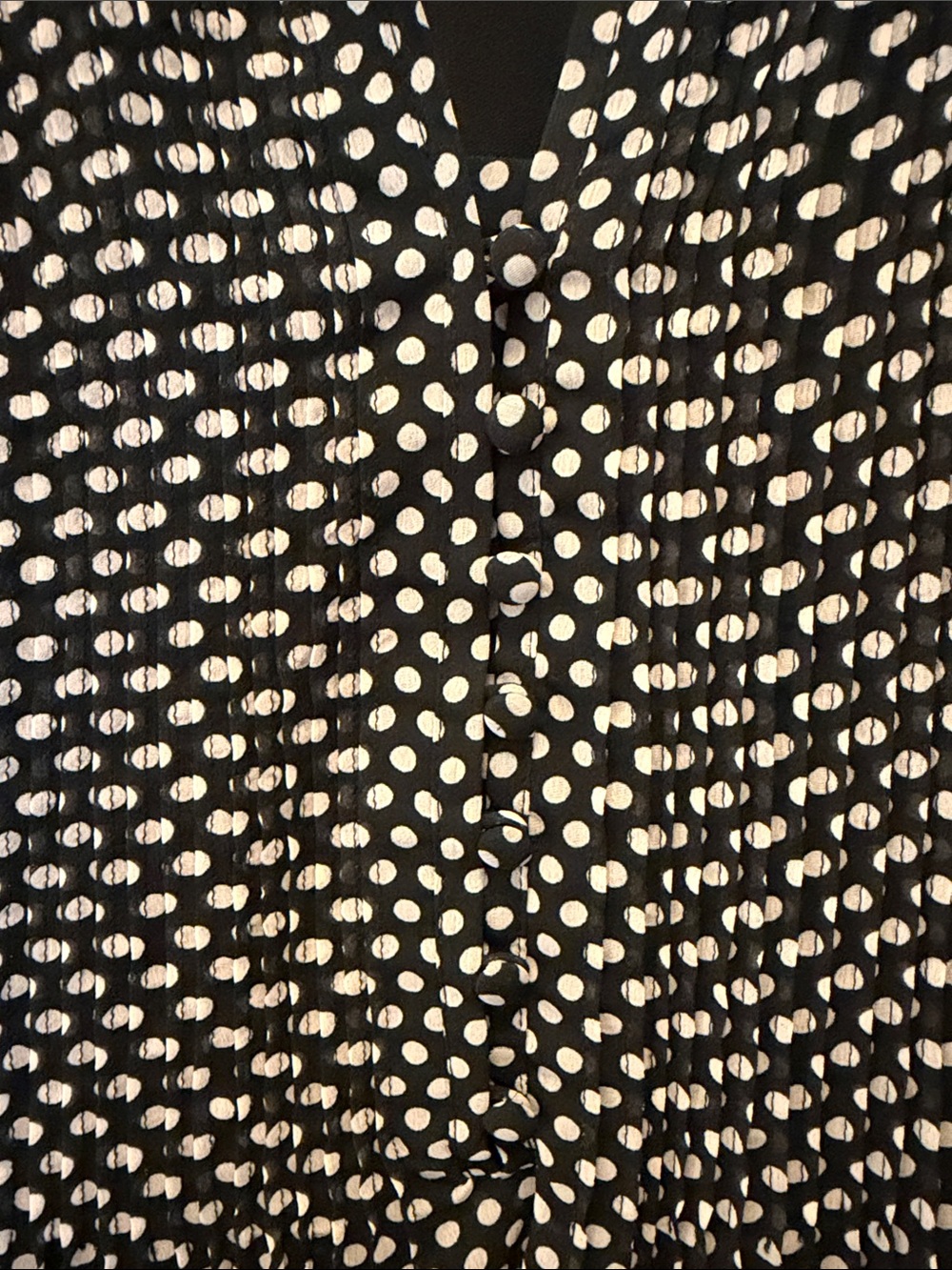 Liverpool Black & White Polka Dot Wrap Midi Dress - Picture 3 of 6